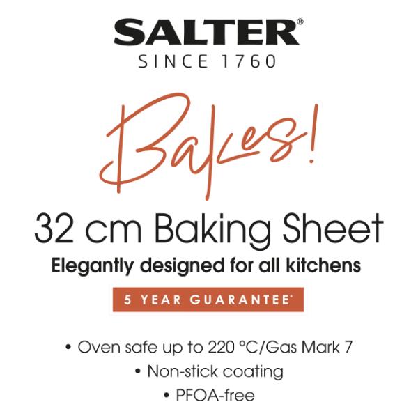 Salter Bakes 32cm Baking Sheet