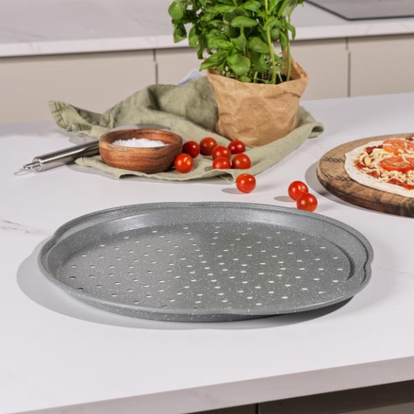 Salter Marblestone Pizza Pan With Handles