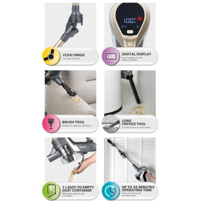 Beldray Smartflex Cordless Vacuum with LED Display