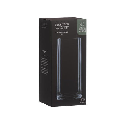 Ravenhead Cylinder Vase 23cm Gift Boxed
