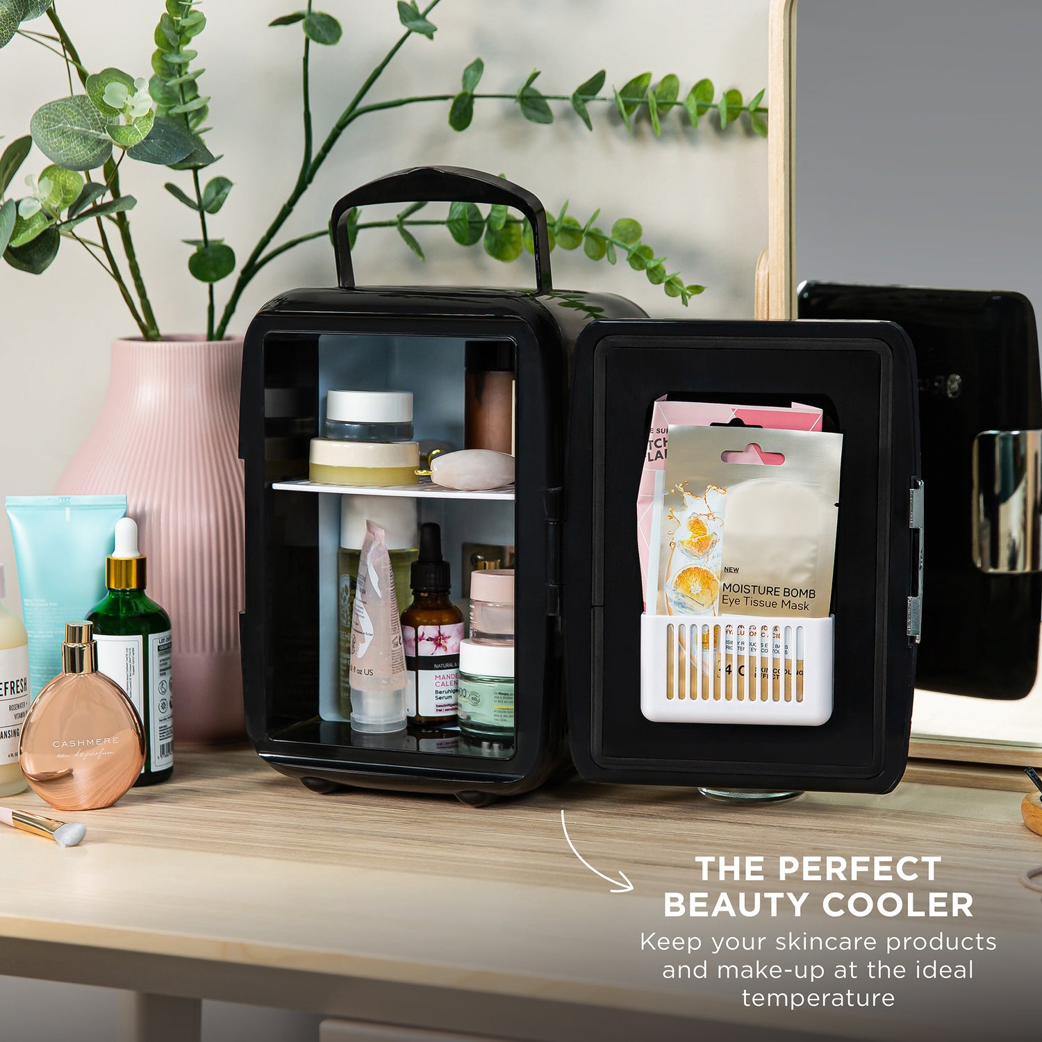 Russell Hobbs 4ltr Black Retro Mini Cooler