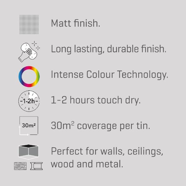 My Colour Durable Matt Sombrero Tan 2.5L