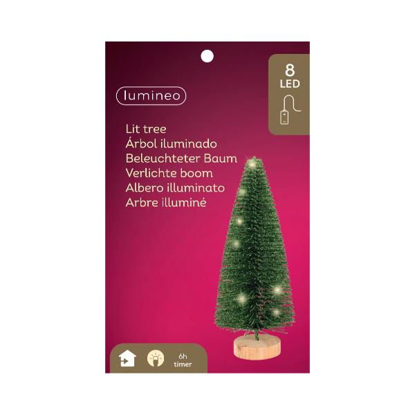 Christmas Micro LED table top tree - battery operated  indoor
