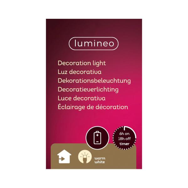 Christmas Micro LED Santa figurine  - Battery operated BO