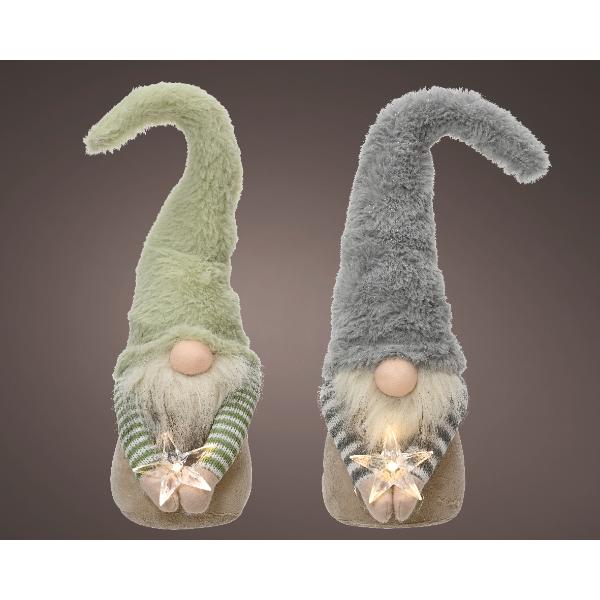 Christmas LED Christmas gnome ornament - battery operated
