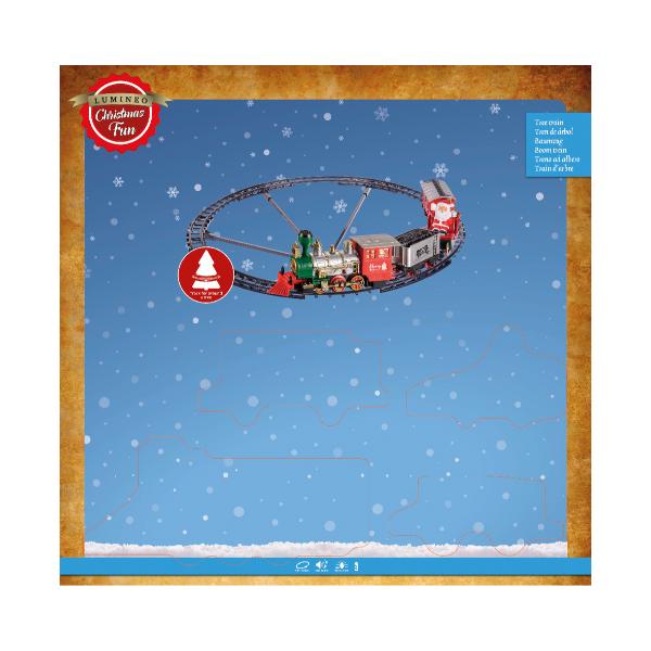 Christmas Train In A Tree Battery Operated With Led