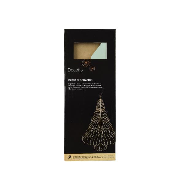 Christmas Tree Paper Magnet Closure Mint 40Cm
