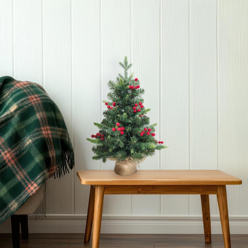 2Ft (60Cm) Berry Pine In Burlap