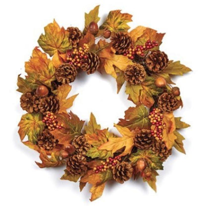 50cm Cone and Berry Wreath