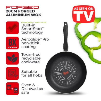 Tower Smart Start Wok 28cm