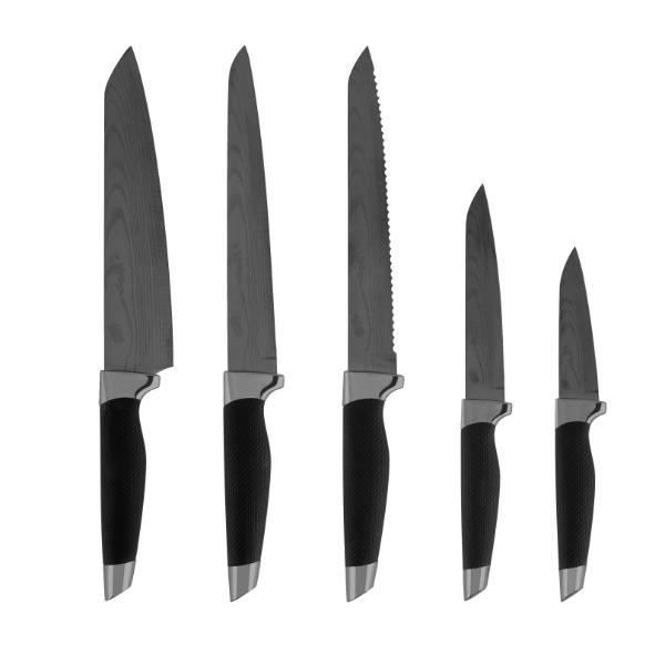 Tower Damascus Knife Set of 5