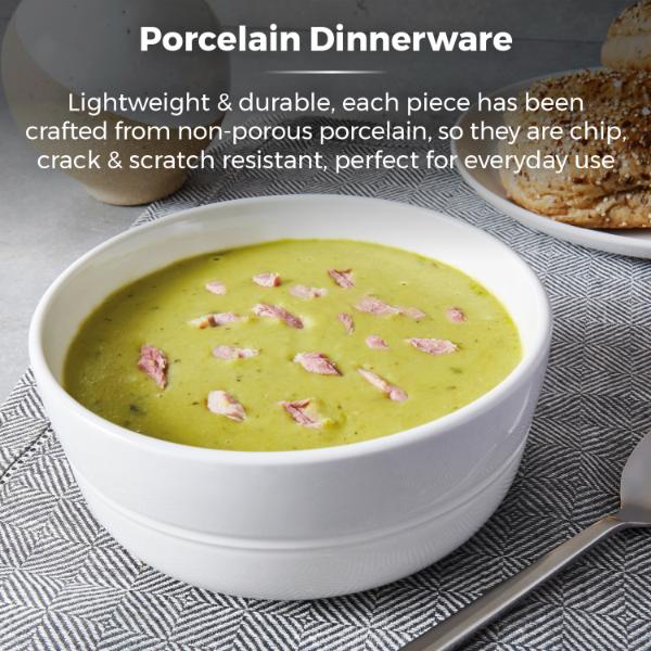 Tower 12 Piece Dinnerware Set