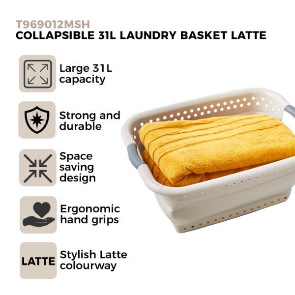 Tower Collapsible Laundry Basket