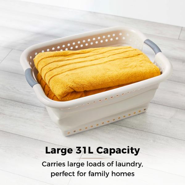 Tower Collapsible Laundry Basket