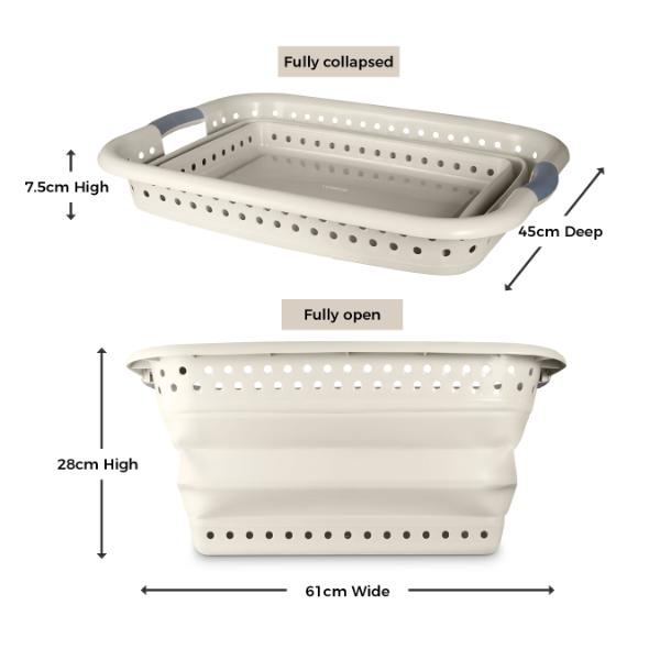 Tower Collapsible Laundry Basket