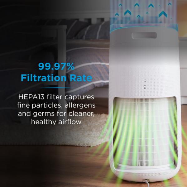 Black &amp; Decker Air Purifier with 8 Hour Timer