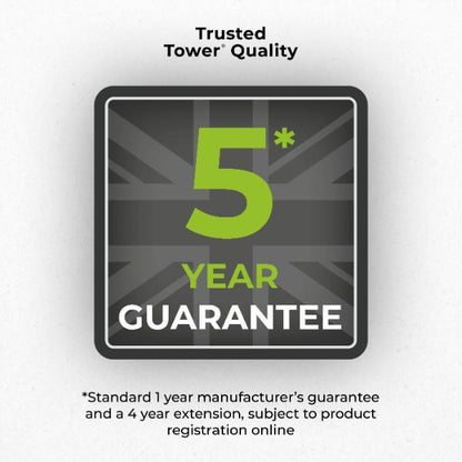 Tower Square Solid Tray With Divider