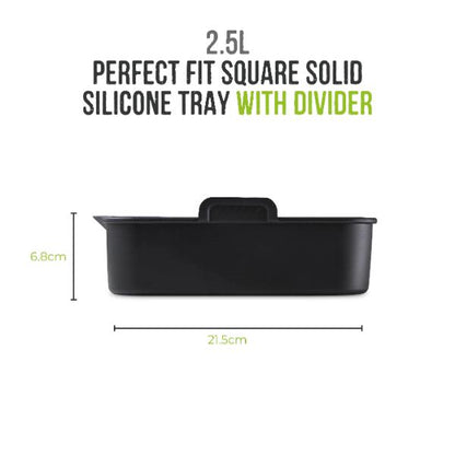 Tower Square Solid Tray With Divider