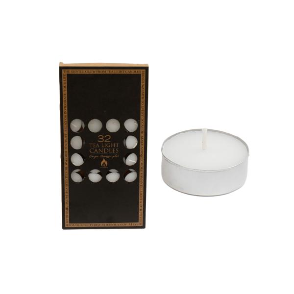 Tealights 4 Hour burn Pack of 32