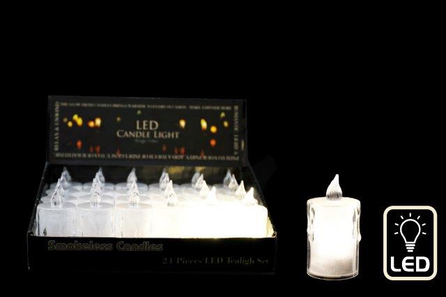 Christmas Drip Candle with LED 3.8cm X 8cm