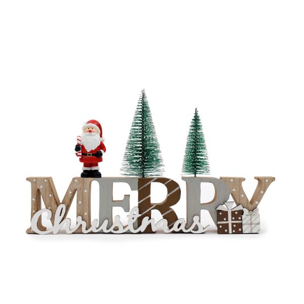 Santa Merry Christmas Decoration 29Cm