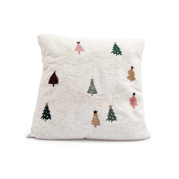 Let It Snow Festive Cushion 15 x 15cm CoOp Superstores