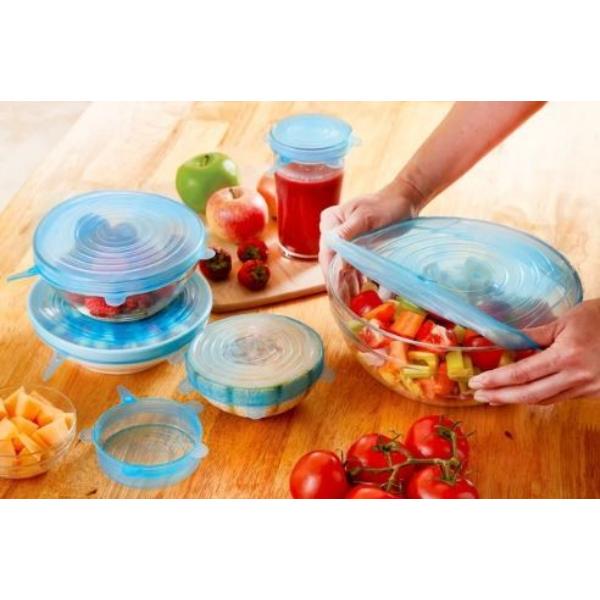 Silicone Stretch Lids Set 6