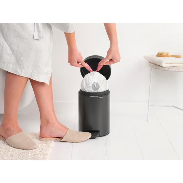 Brabantia Pedal Bin 3L C.Grey – Co-Op Superstores