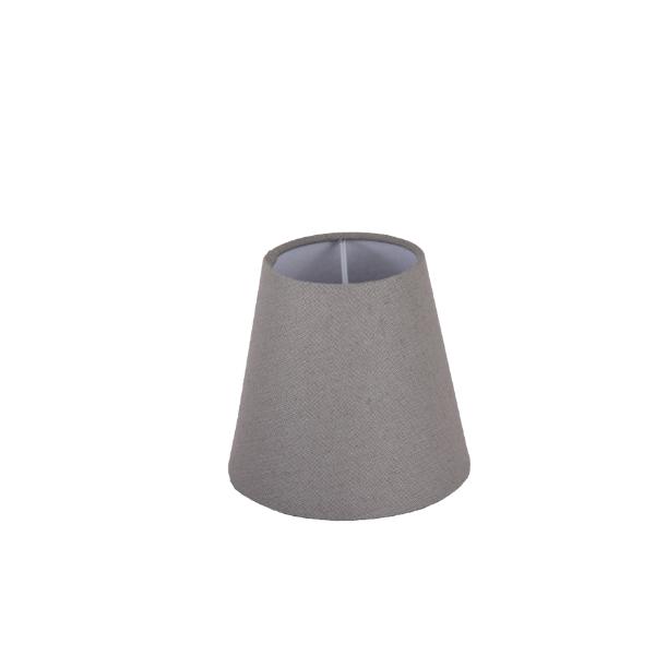 Drum shade 14" Grey Material