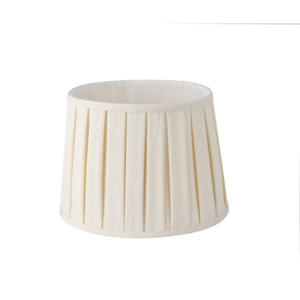 Shade 12" Pleated Cream