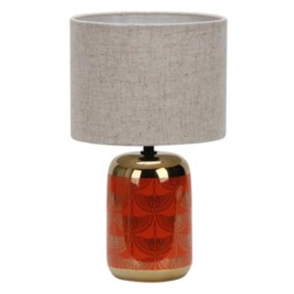 4105 TERR Ceramic Table Lamp With Shade