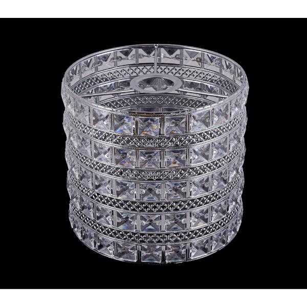 DIY Non Electric Pendant  Chrome 25cm H