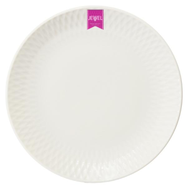 Dinner Plate Jewel White Tableware 10.5&quot;