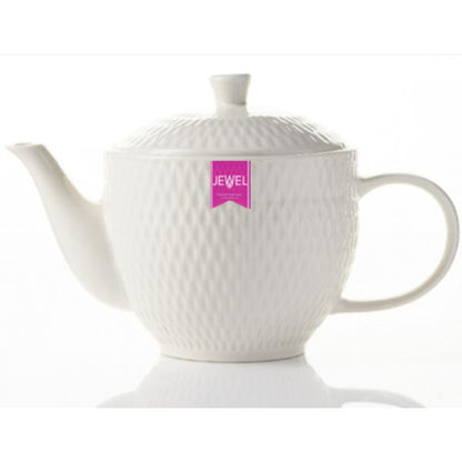 Teapot Jewel White Tableware