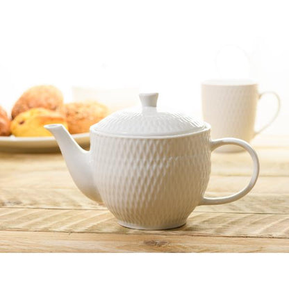 Teapot Jewel White Tableware