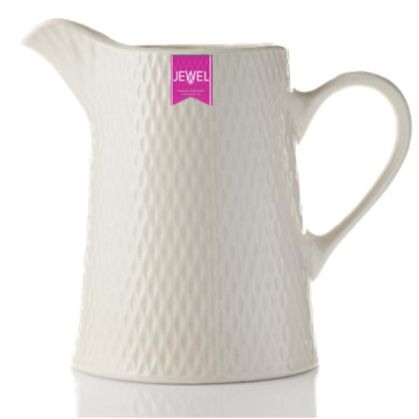 Large Jug Jewel White Tableware