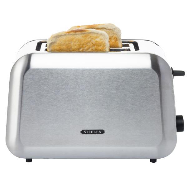 Steelex 2 Slice Toaster 750W Stainless Steel