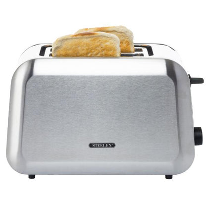 Steelex 2 Slice Toaster 750W Stainless Steel