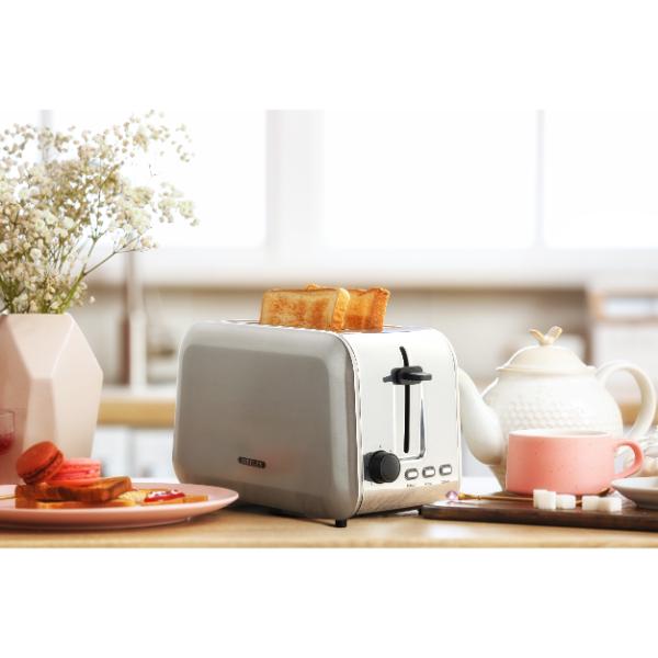 Steelex 2 Slice Toaster 750W Stainless Steel