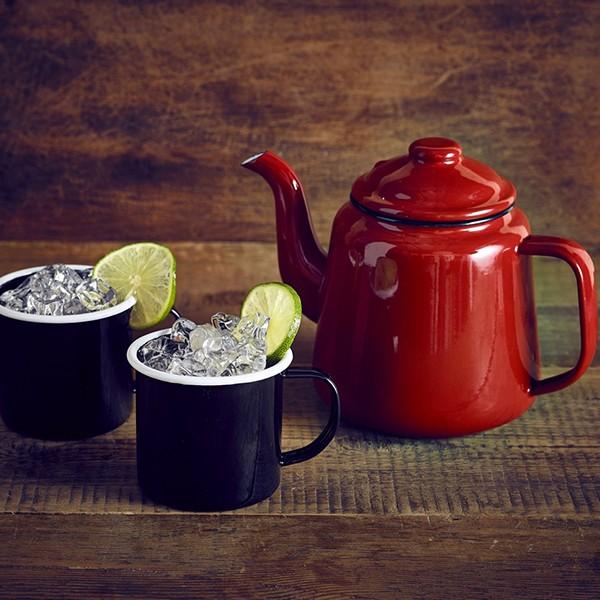 Enamel Teapot 14Cm &