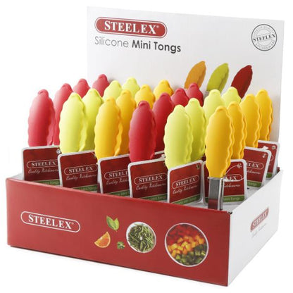 Steelex Mini Silicone Tongs