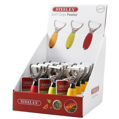 Steelex Y Shape Peeler Soft Grip