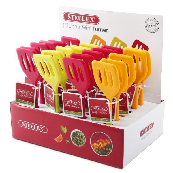 Steelex Mini Silicone Slotted Turner