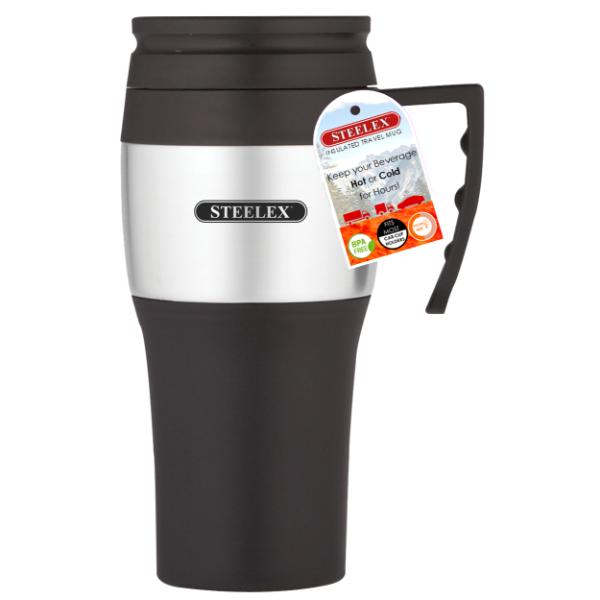 Steelex Travel Mug With Handle 475ml