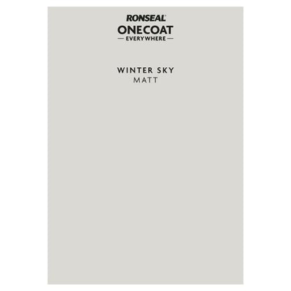 Ronseal One Coat Everywhere Paint Peel &amp; Stick Winter Sky