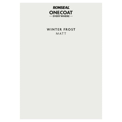Ronseal One Coat Everywhere Paint Peel &amp; Stick Winter Frost