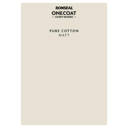 Ronseal One Coat Everywhere Paint Peel &amp; Stick Pure Cotton