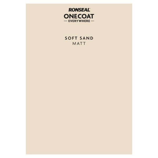 Ronseal One Coat Everywhere Paint Peel &amp; Stick Soft Sand