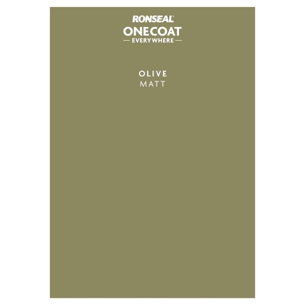 Ronseal One Coat Everywhere Paint Peel &amp; Stick Olive