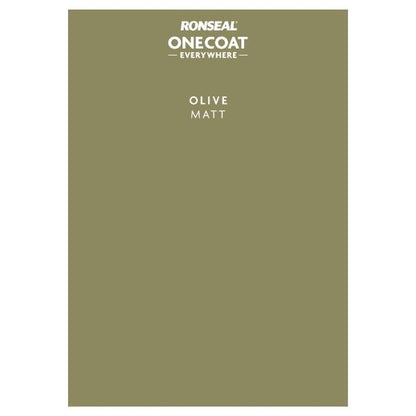 Ronseal One Coat Everywhere Paint Peel &amp; Stick Olive